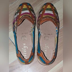The Original Mexican Sandal Orange Size 6